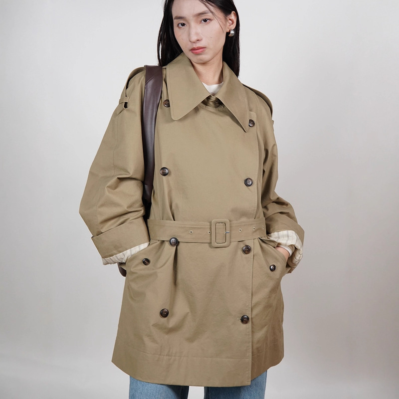 Windbreaker Jacket for Women Spring and Autum 2025 New High-End British Style Small Light Luxury Korean Style Casual Elegant Coat Windbreaker Jacket for Women Spring and Autum 2025 New High-End British Style Small Light Luxury Korean Style Casual Elegant Coat