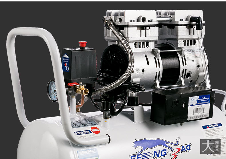 Fengbao Air Compressor Decoration Woodworking Oil-Free Bass Air Compressor 220V Pneumatic High Pressure Small Household Air Pump