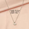 Fashionable pendant stainless steel, necklace, European style, simple and elegant design