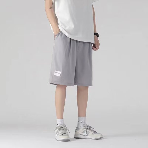 Summer thin silk casual basketball trousers for leisure