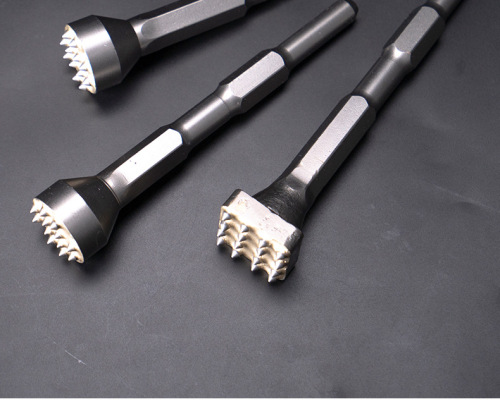 Tianzhong ceiling hammer chisel rough drill bit cement concrete wall pebble surface electric pick electric hammer integrated alloy