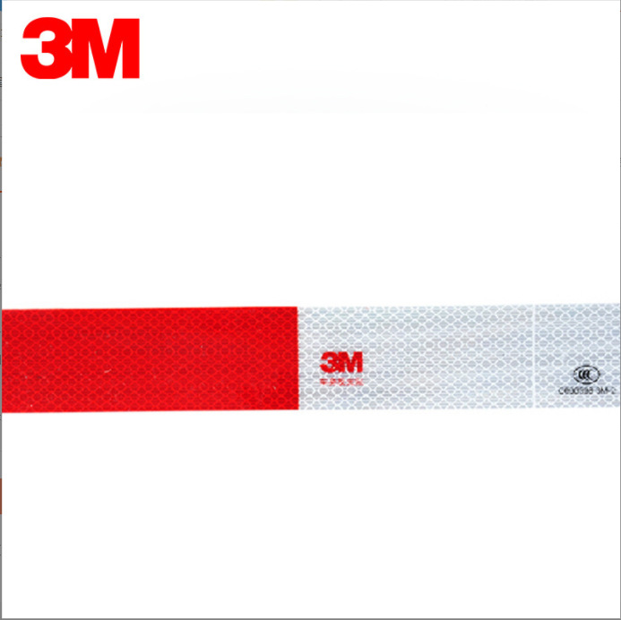 3M983D cuerpo del coche logotipo reflectante pegatinas de advertencia de seguridad del vehículo de la noche pegatinas reflectantes brillo