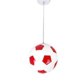 玻璃足球吊饰灯罩红色玻璃足球灯罩150足球灯罩