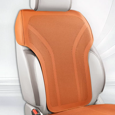 Seat cushion, seat cover — Bmw, Audi, Maybach Seat Backrest - type-b-thin-cushion-emma-orange-backrest-1-piece