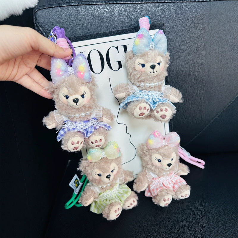 Cartoon Plush Cute Doll Pendant, Cute Kirby Couple Pendant, Car Keychain, High-End School Bag Pendant