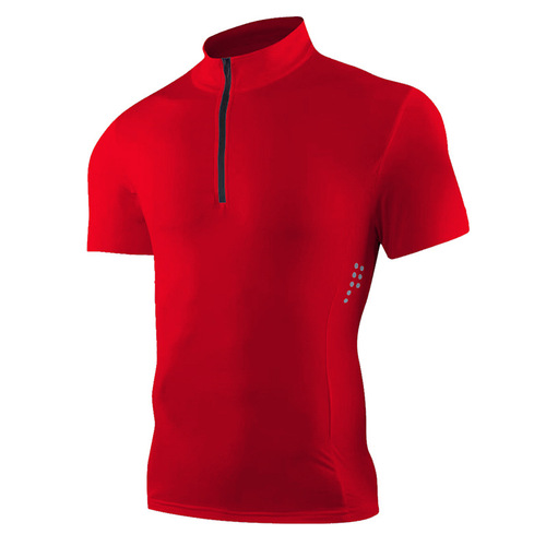 Men's Fitness Suit Tight Quick-Dry Crew Neck Training T-Shirt Top Personal Trainer Team Uniform Workwear Printed