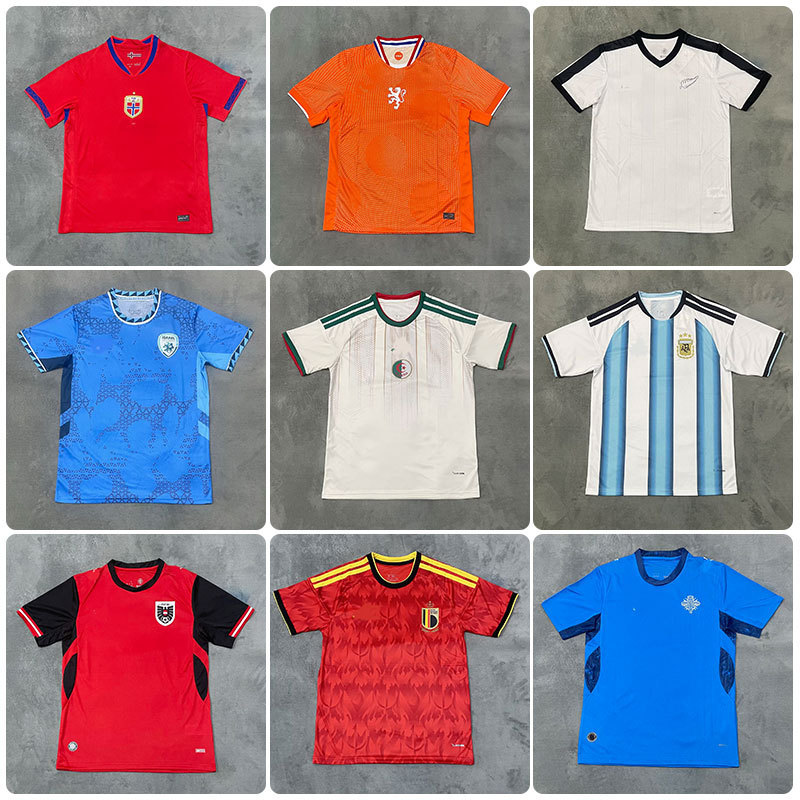 Usa, Canada, and Mexico World Cup Mexico Jerseys Argentina, Netherlands Football Shirts Spain, Germany T-Shirts Factory Direct Sales