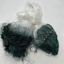 新款加重1指网三层渔网捕鱼网粘网长度100米鱼网