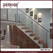 供应 落地玻璃护栏“无立柱玻璃栏杆 ”槽管扶手按实际规格计算