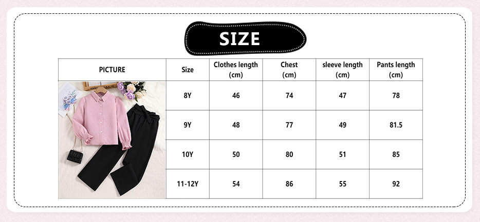 Kinder Set Mädchen Langarmshirt Und Hose Outfit_voghion.com