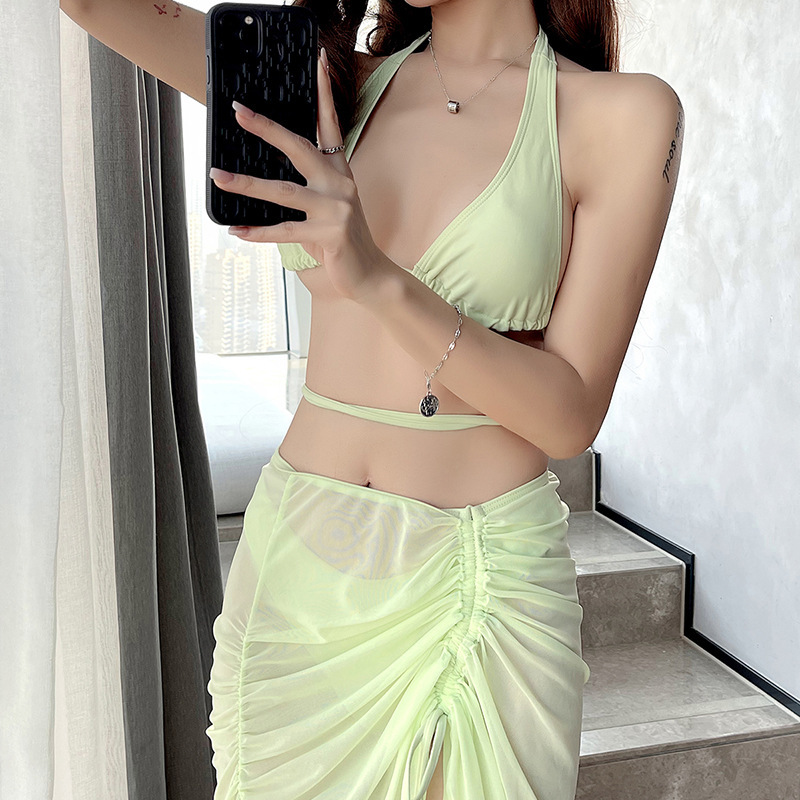 Factory Direct skirt split bikini swimsuit women's fashion Sexy Slim slimming beach hot spring women's swimsuit Factory Direct skirt split bikini swimsuit women's fashion Sexy Slim slimming beach hot spring women's swimsuit