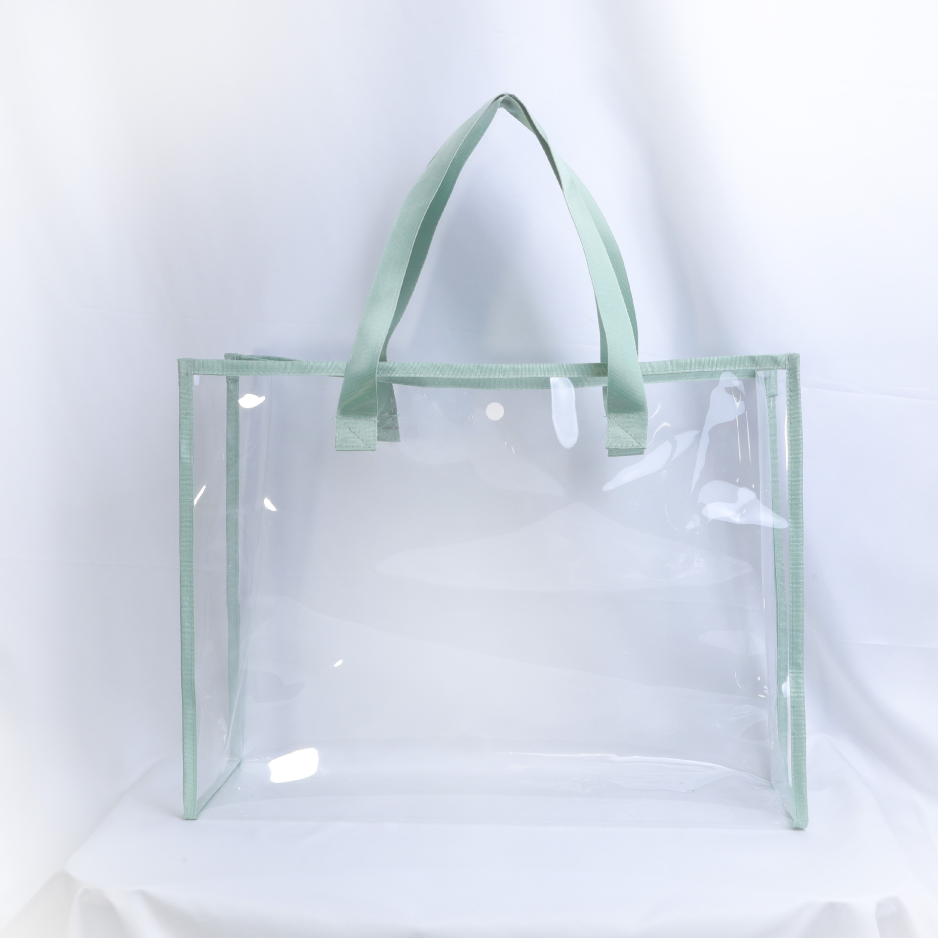 Bolsa de mano de gran capacidad transparente impermeable PVC bolsa de baño bolsa de playa bolsa de viaje portátil bolsa de compras bolsa de almacenamiento