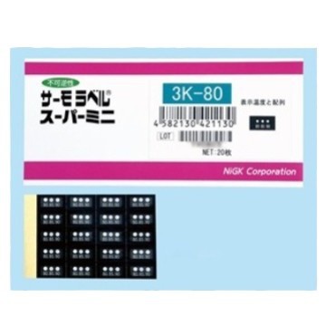 NIGK日油技研3K-130原装温度指示材料Thermolabel®玉科优选！！