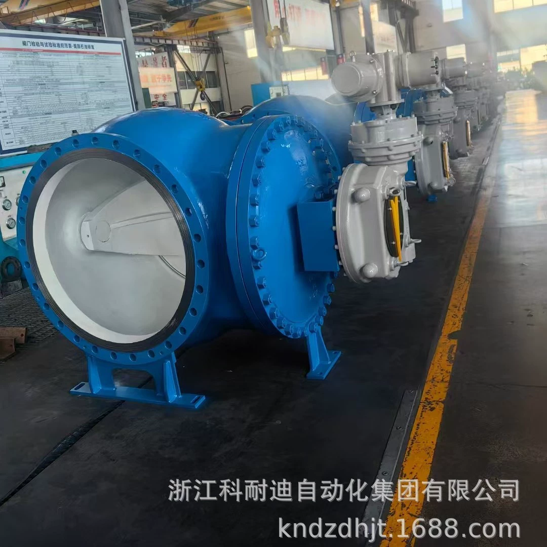 Шанхайский шаровой кран KONADI с электроприводом + червячный редуктор