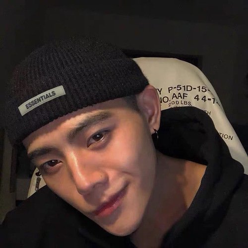 Cold hat for men, winter warm pullover hat, foreign trade street versatile knitted woolen hat, melon skin hat, outdoor trendy hat for women