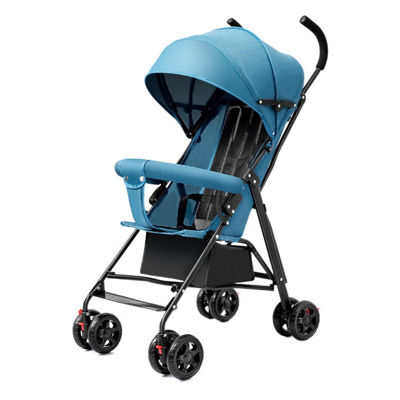 Cochecitos de bebé al por mayor que pueden transportar bebés, ligeros, plegables, sencillos, ultrapequeños, cochecitos de paraguas portátiles para niños.