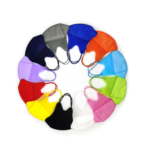 Adult comfortable 3-layer thin disposable breathable 3D face mask protective 3D three-dimensional