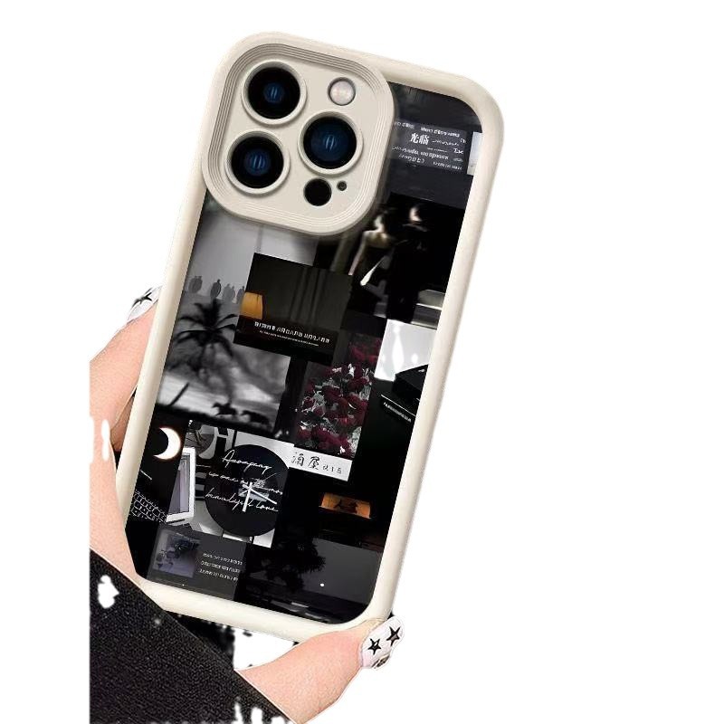 Nueva aplicación para iPhone 16 funda para teléfono móvil Apple 15promax/14 anti-caída 13pro12 Europa y América 11 personalidad xr