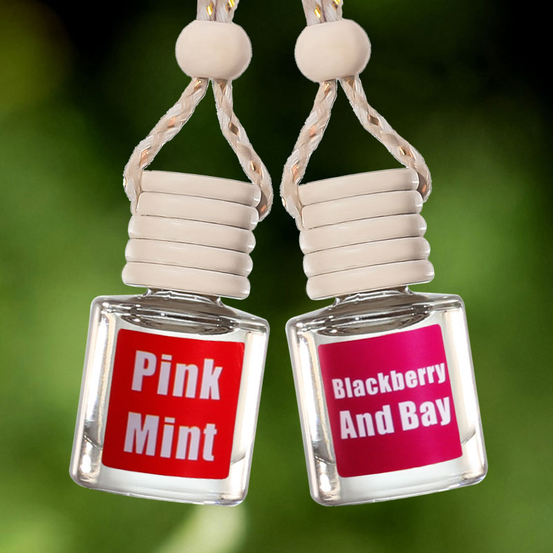 跨境车载香水香薰挂件高浓度汽车内高档持久吊坠精油香氛除味代发