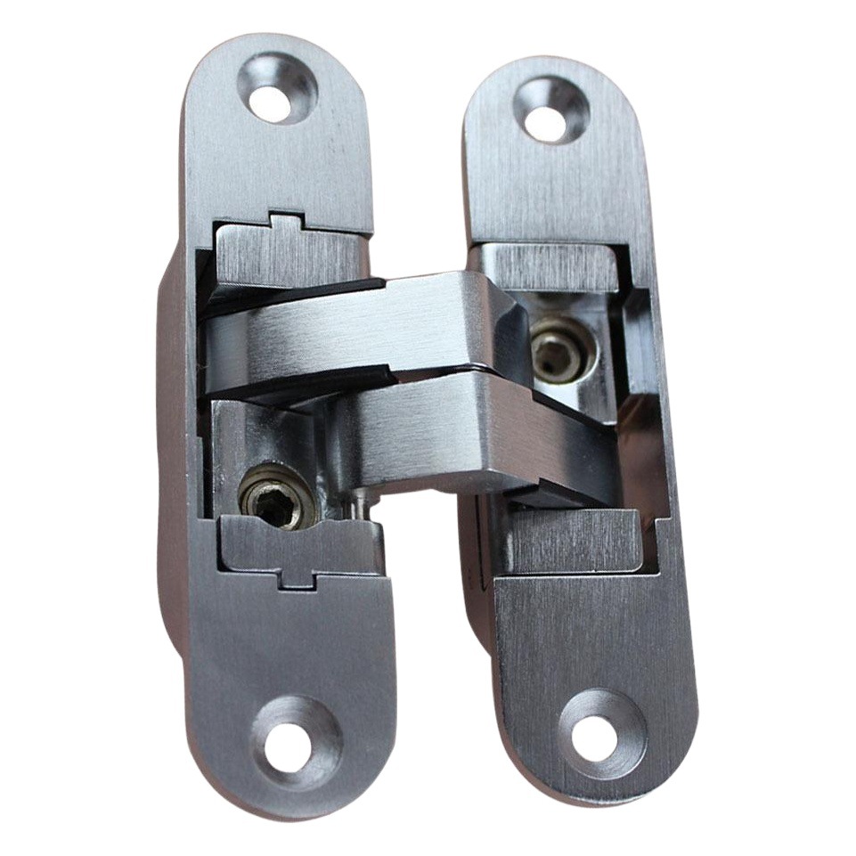 Bisagra invisible pesada de la puerta de plegamiento de la bisagra de la Cruz de la bisagra de puerta ocultada ajustable tridimensional portadora de carga 40KG