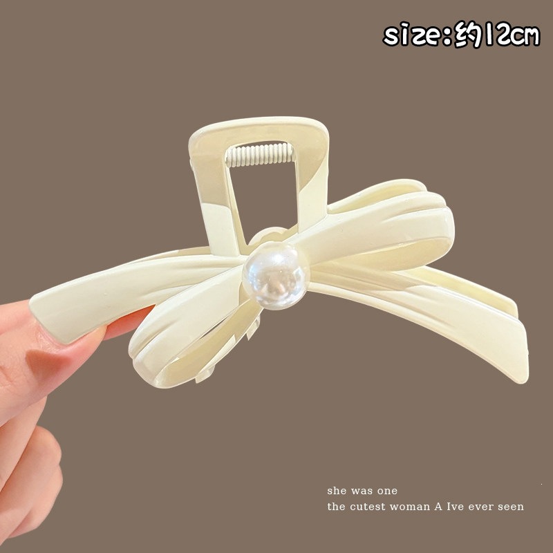 2026 nuevo clip de cabello ondulado clip de cabello de tiburón grande clip de cabello de mujer detrás de la cabeza de alta sensación clip de cabello accesorios para el cabello