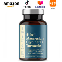 跨境TK热销 4合1镁甘氨酸 Magnesium Glycinate+Turme 工厂直销