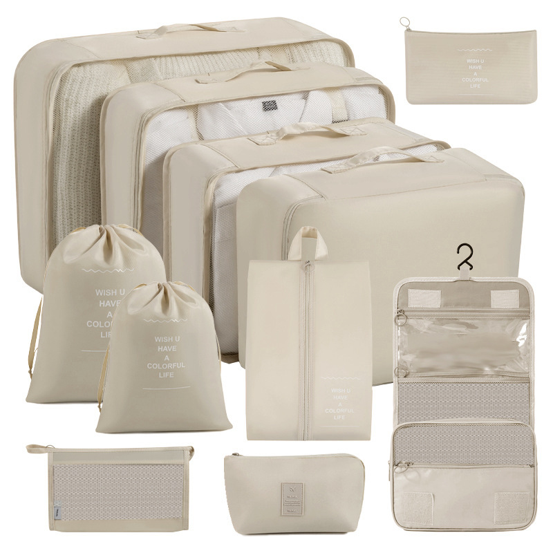 Cross-border Travel Storage Bag Eight-piece Set Business Travel Storage Bag Large Capacity Storage Bag Waterproof Travel Storage Bag