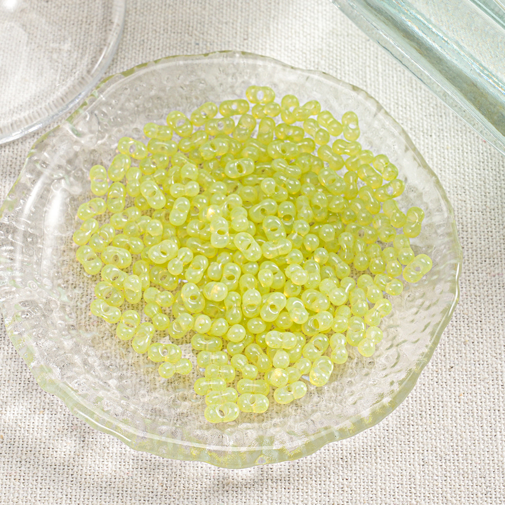 【400 piezas 2 botellas】Cuentas Xiaozi, cuentas sueltas, cuentas para pulseras, material para cuentas, cuentas espaciadoras de 3 mm, accesorios para cadena de teléfono DIY