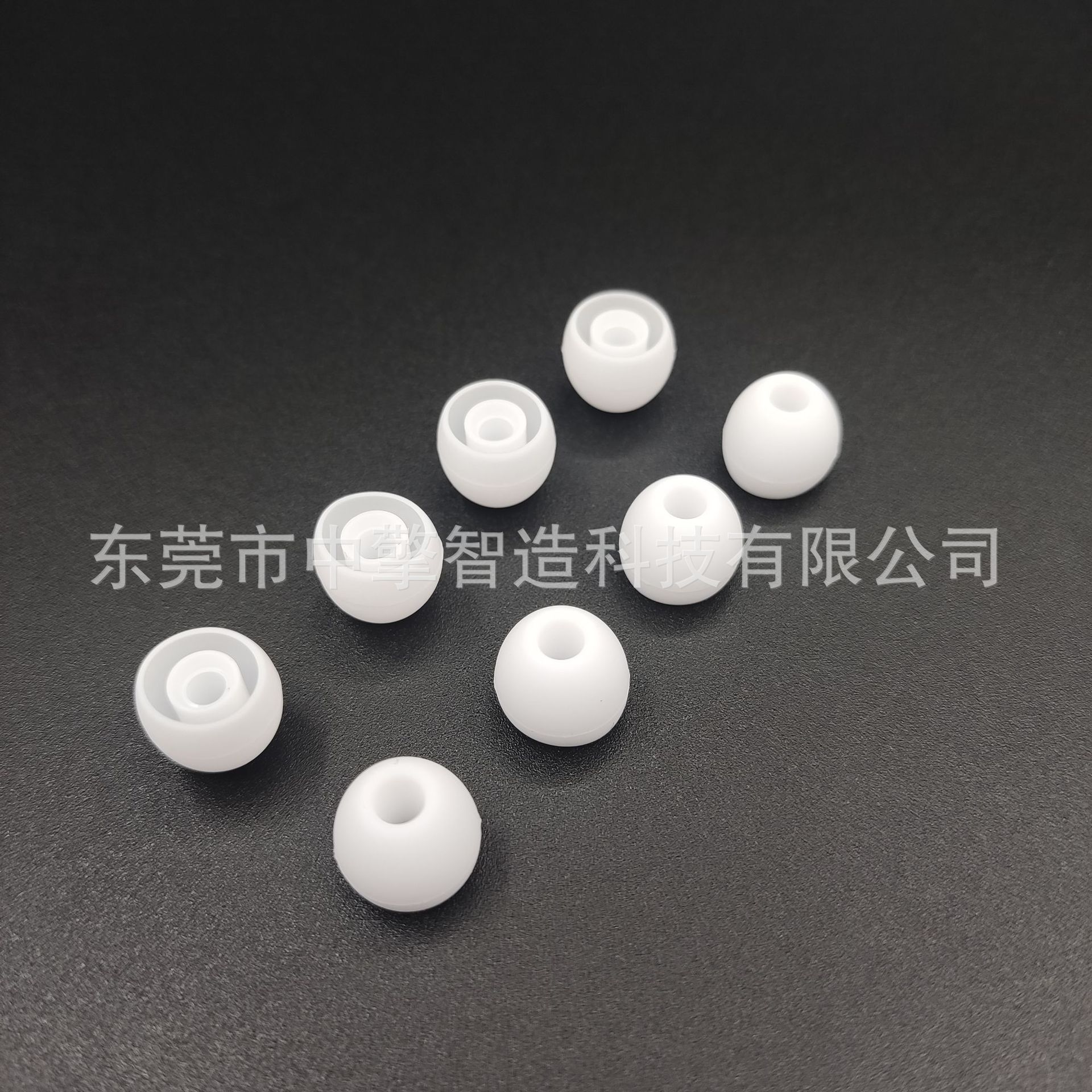 흰색 소형 실리콘 이어캡