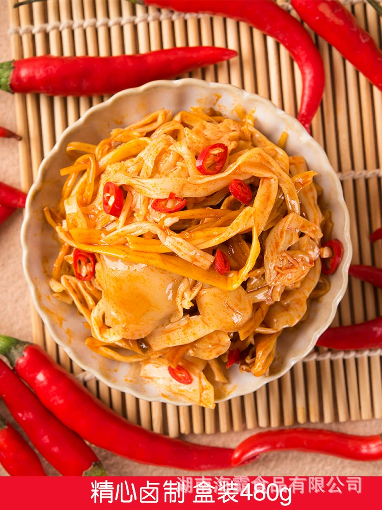 Снэк Country Love острые опята enoki в красном масле, 24 г × 20 пакетов — хунаньская специалитет