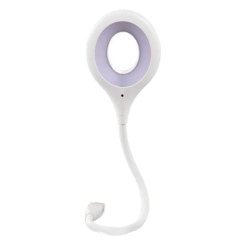 Lámpara de Mesa de Ambiente con Control de Voz USB, Plástico ABS y PVC, Cambio de Color, para Dormitorio