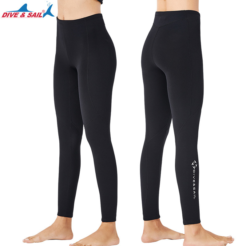 DIVE&SAIL New 2MM Diving Pants, Men's Split Thick Warm High Waisted Diving Pants, Women's Swimming, Surfing, Cold Proof Snorkeling Pants_voghion.com