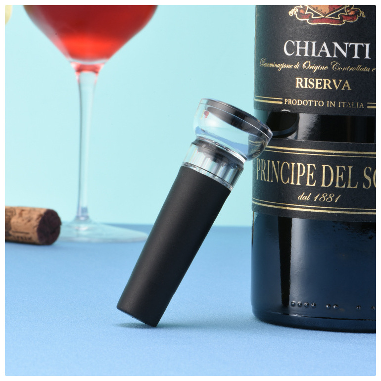 New product airtight preservation red wine stopper, pressurized wine storage bottle stopper, creative sealing vacuum wine stopper