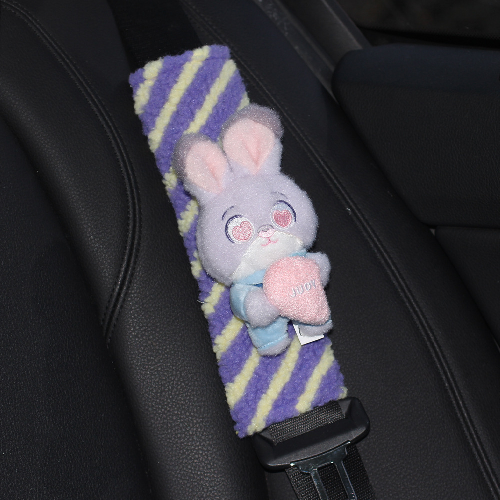 Protector de Hombro para Cinturón de Seguridad de Felpa Suave para Automóvil
