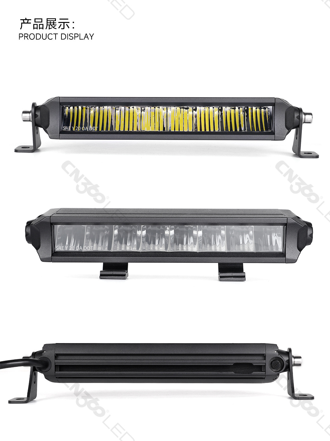 Cn360 46 Off-Road Led Work Strip Lights, External Modification Driving Lights, Fog Lights, Warning Lights, Hot Sales in Foreign Trade