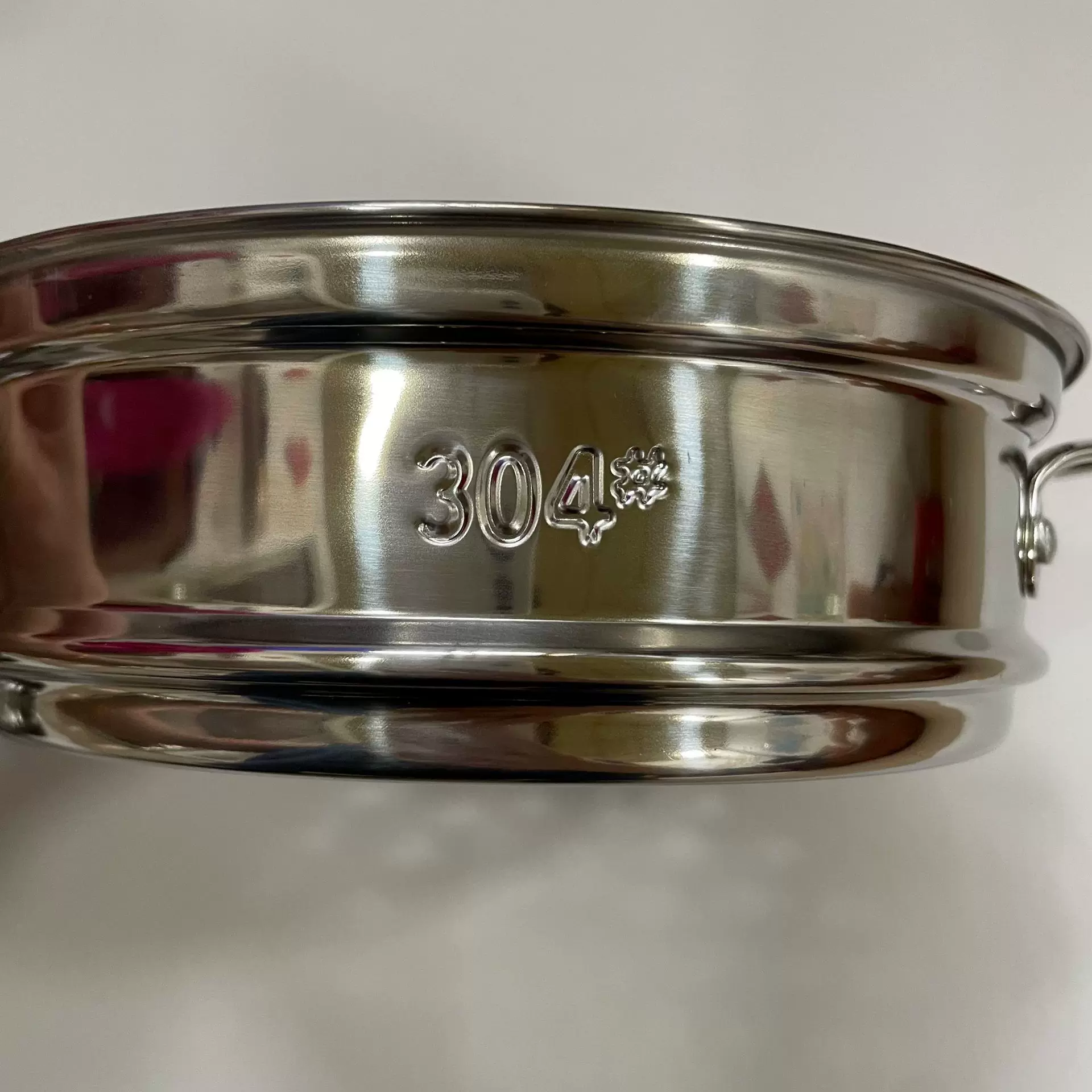 蒸笼304不锈钢凹口美式口带耳蒸格蒸架蒸屉小件20个庄16cm