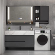 浴室柜智能镜柜洗漱台一体盆洗脸台阳台浴室柜组合洗衣机一体柜厂
