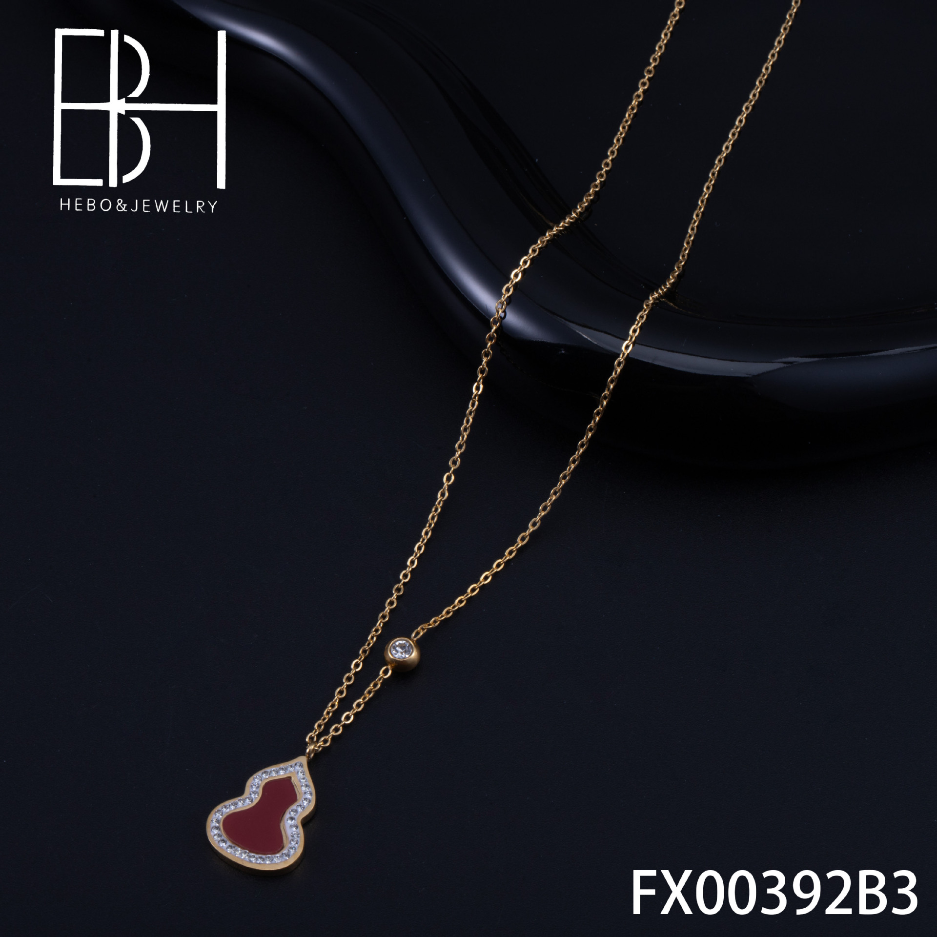 Stainless Steel Gold Color  Necklace