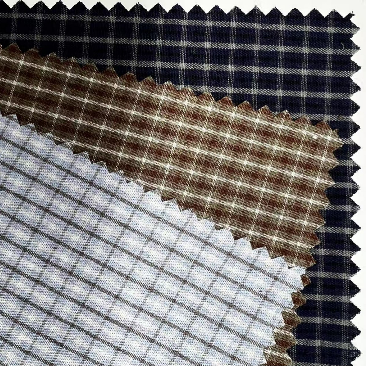 25年新款梭织色织格子全棉服装面料40*40全棉女装衬衫裙子童装裤