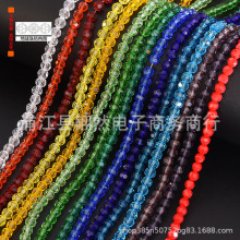 3-10mm地球珠水晶散珠子32面DIY菠萝珠手工串珠材料配件厂家直销