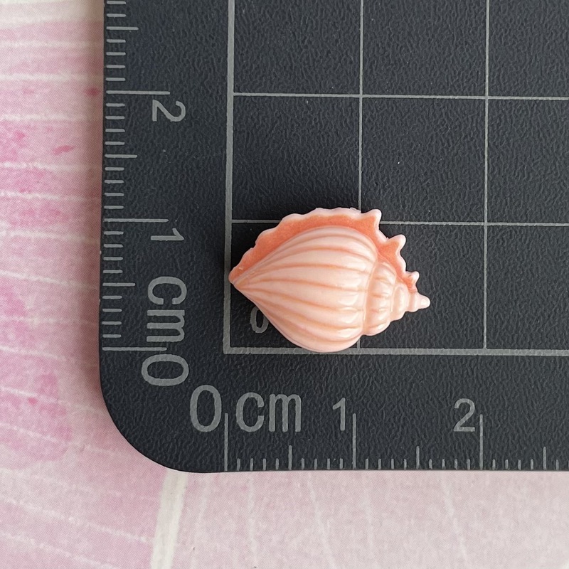 迷你小号彩色海螺贝壳树脂配件海星文具发夹手机壳娃衣装饰品辅料|undefined