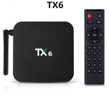 TX6 机顶盒 4k网络播放器全志H616 安卓9.0  4G 64G双频WIFI 蓝牙