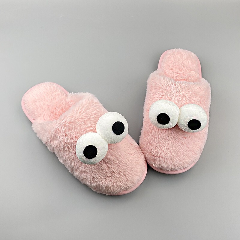Cotton Slippers for Men and Women, Home Shoes, Plush Slippers, Winter Indoor Cute Couple Slippers, Funny Designs, Factory Direct Sales, One-Piece Drop Shipping
