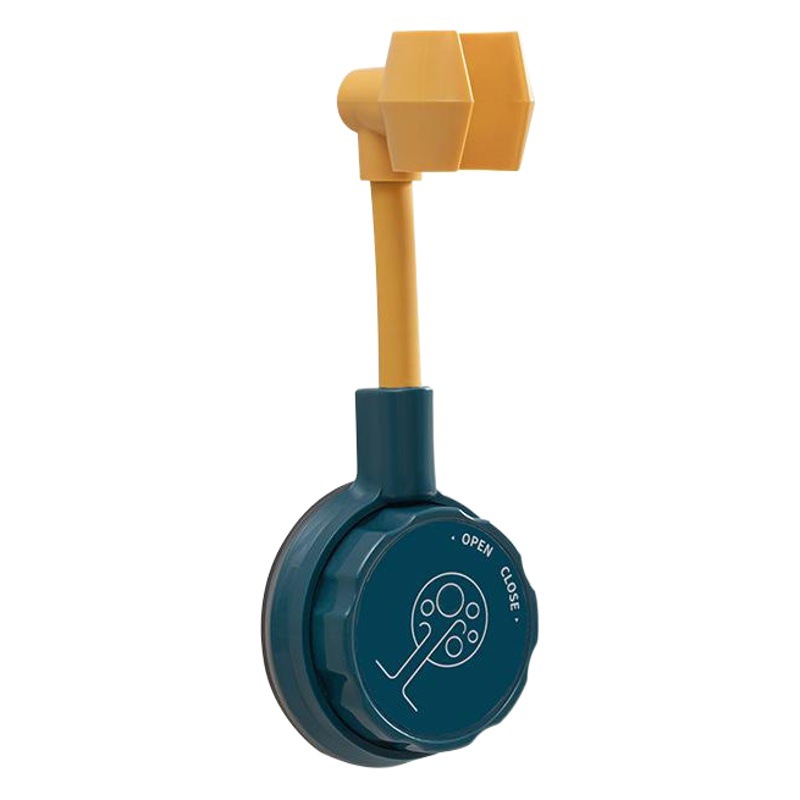 Bathroom Drop Glue Vacuum Shower Bracket Suction Type Base Universal Adjusting Shake Head Rotating Shower Bracket Punch-Free