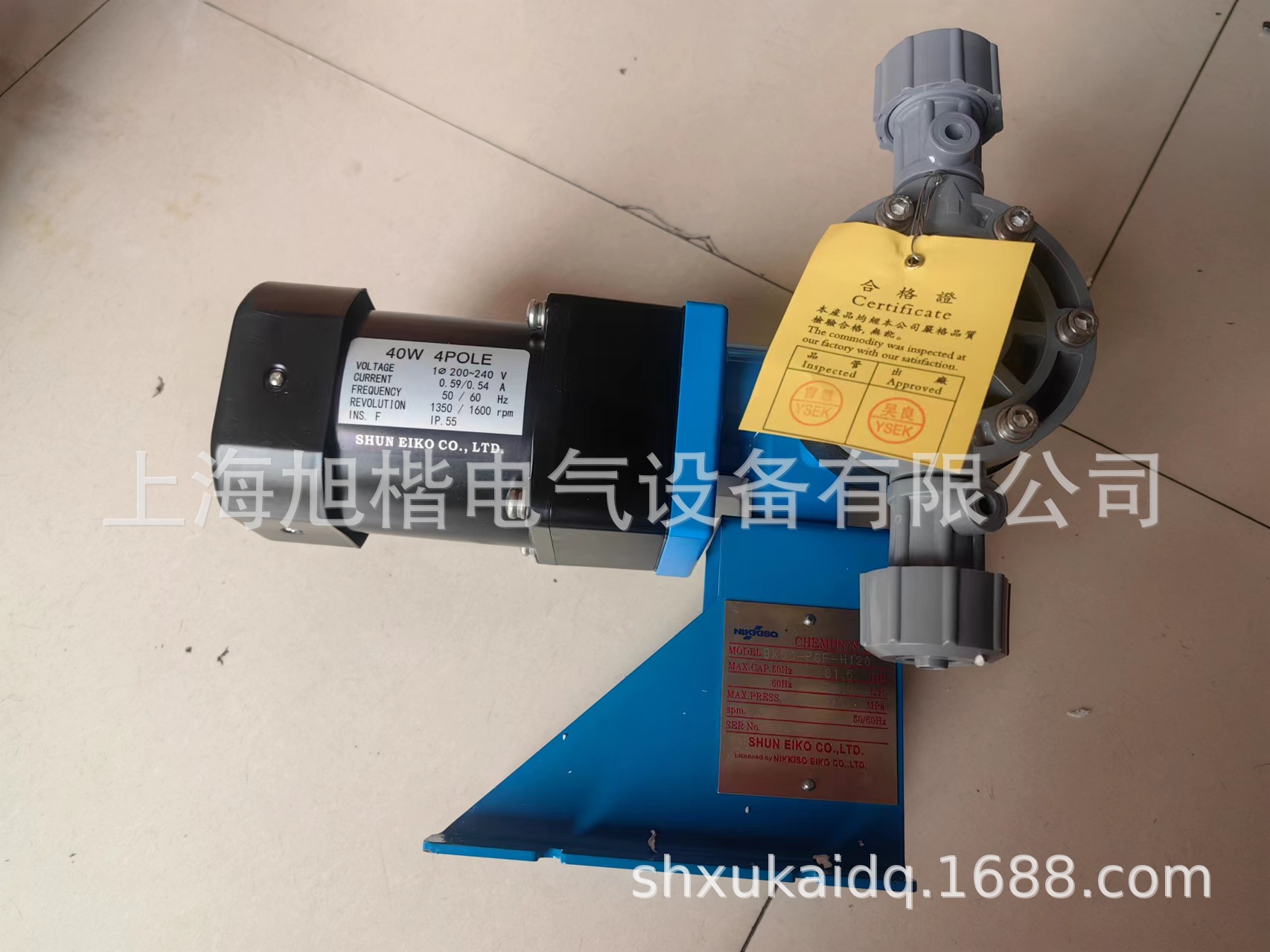 BX50-PCF-H120 NIKKISO水泵SHUN EIKO CO.,LTD