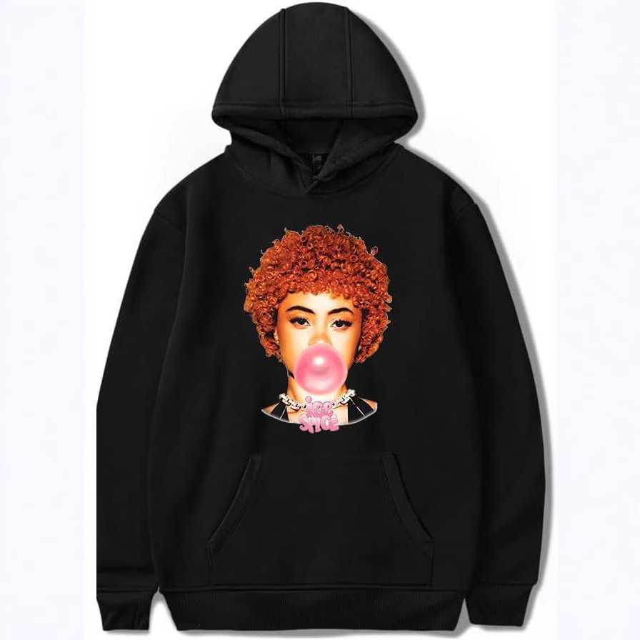 Ice Spice Hoodie Rapper Merch Unisex Casual Vintage
