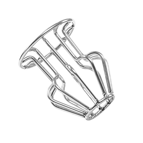 Adult erotic metal hollow anal plug, masturbation backcourt massage, hollow anal dilator, SM training sex toy