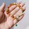 Agate retro organic pendant jade, beaded bracelet, bead bracelet, jewelry