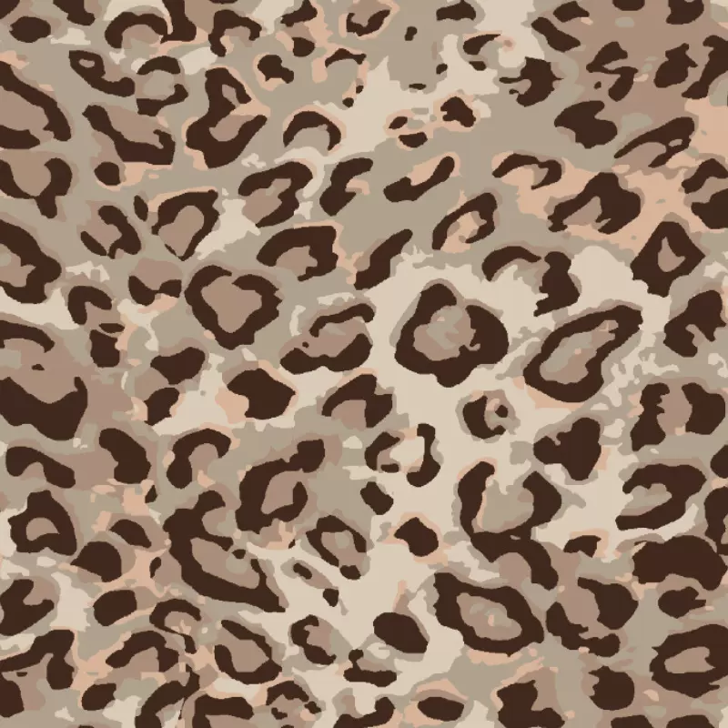 热转移数码印花豹纹印花布料涤纶针织面料泳衣布高弹力舞蹈豹纹服