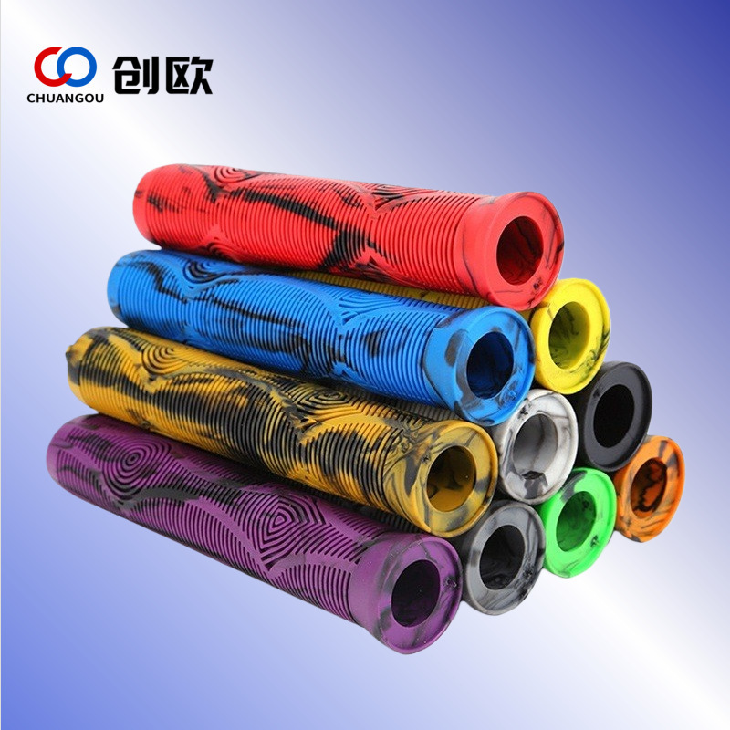 Mountain Bike Extended Anti-Slip Camouflage Handlebar Grips, Folding Bike Dirt Bike Colorful 160mm Grips Cycling Accessories